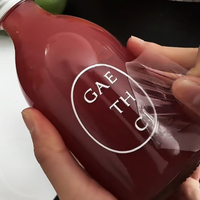 Autocollant personnalisé en PVC adhésif à transfert UV pour logo de tasse - Autocollants transparents, imperméables, résistants à l'huile et durables