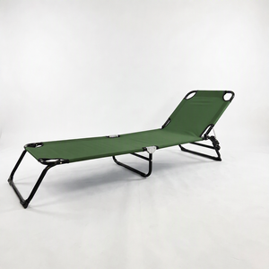Cama Plegable de Acero para Exteriores, Tamaño Individual, Tela Oxford 600D, Resistente a los Rayos UV, Ideal para Acampar y Descansar en la Playa - Product Image 4