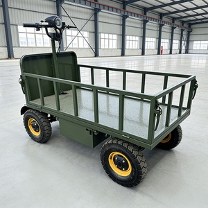 Carros de <span class=keywords><strong>Transporte</strong></span> de Plataforma de Cuatro Ruedas de Metal Resistentes con Batería, Capacidad de <span class=keywords><strong>Carga</strong></span> de 1000 kg, OEM Disponible, Gran Éxito de Ventas en EE. UU. - Product Image 1
