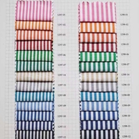 Kemeja Pria ZHILIAN Anti Kusut Motif Garis Lengan Pendek Kancing Katun Twill Kasual Grosir OEM ODM Label Pribadi