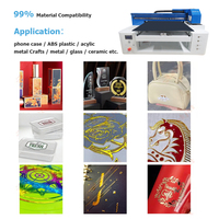 Meilleure imprimante UV professionnelle 60*90 avec positionnement par caméra visuelle, imprimante UV 6090 9060 pour tous les matériaux, imprimante UV DTF 6090