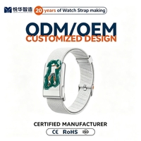 Bracelet de montre intelligente en nylon imperméable personnalisé de 22 mm avec fermoir rabattable pour Whoop /ODM/OEM
