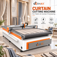 Machine de découpe à couteau oscillant pour tissus naturels en lin, coton et mélange de lin, rideaux, draperies et production textile sur mesure pour fenêtres