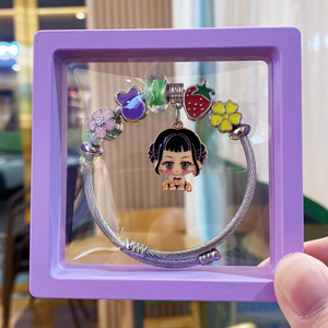 สร้อยข้อมือเด็กผู้หญิงลายตัวละครจากเรื่องนิวแพนแฟมิลี่, สร้อยข้อมือการ์ตูนอนิเมะลายเด็กผู้หญิงนักล่าปีศาจ, สร้อยข้อมือขายดี ขายส่งเครื่องประดับ - Product Image 3