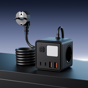 Huishoudelijke multifunctionele USB-aansluiting Buitenlandse handel Export Poreuze schakelaar Bedrading Energiecentrale Europese standaard plug-in paneel - Product Image 3