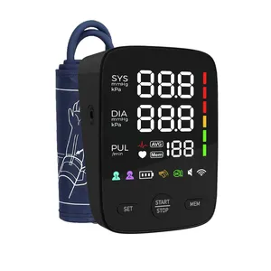 Monitor digitale intelligente della pressione sanguigna del braccio, Monitor digitale della pressione arteriosa con supporto