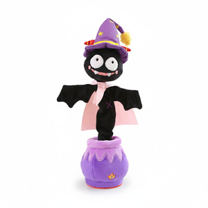 Cactus Dansant HLC pour Halloween et Noël, Jouet Interactif Parlant et Chantant avec Lumières LED, Enregistreur Vocal et Chansons Anglaises - Product Image 1