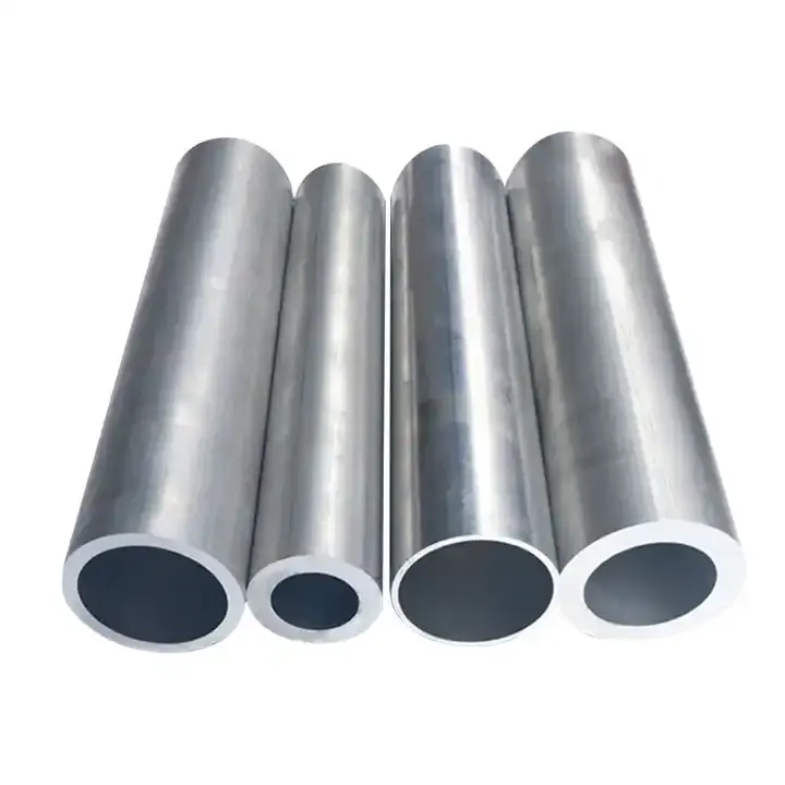 Tubes en aluminium aiguisés anodisés durs 6063 T5, tube en aluminium, machine de cachetage de tige de piston de plaque de chrome