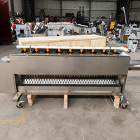 Automatische wortelschilmachine, commerciële wortelgroenteschiller voor wortelen, yams, komkommers, daikon en voedselverwerking