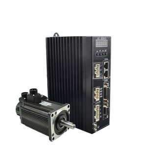 มอเตอร์เซอร์โว AC สามเฟส 3.8KW พร้อมไดรเวอร์และเอนโค้ดเดอร์ แรงบิด 15NM 380V ประสิทธิภาพ IE3 ได้รับการรับรองมาตรฐาน CE ป้องกันการระเบิด - Product Image 1