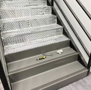 Marches d'escalier extérieures modernes en chlorure de polyvinyle antidérapantes pour marches en <span class=keywords><strong>bois</strong></span> - Product Image 5