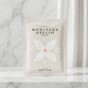 En stock, masque facial Mooivera Abelio, double fonction, éclaircissant, raffermissant, hydratant, en tissu Tencel, soin du visage, expédition rapide - Product Image 4