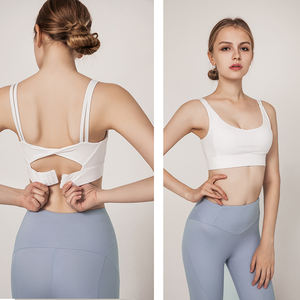 Sujetador deportivo personalizado de color sólido para yoga, cómodo, transpirable, deportivo, para mujeres adultas - Product Image 2