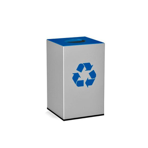 Pattumiera Quadrata per Riciclo 45 L Blu per Rifiuti Riciclabili - Product Image 1