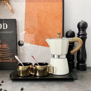 Cafetera italiana <span class=keywords><strong>Moka</strong></span> de alta calidad, tetera gruesa Octangonal, utensilio Barista, superventas - Product Image 4