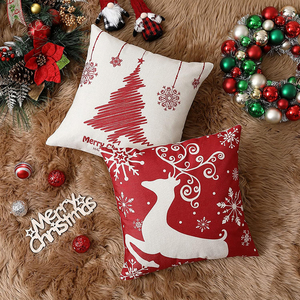 عيد الميلاد الغزلان سانتا كلوز الرنة أريكة المنزل غطاء وسادة رمي 3D عيد الميلاد ميلاد سعيد ديكور للهدايا - Product Image 4