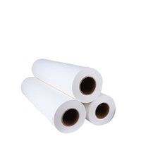 Rollo de película de transferencia DTF PET de despegue en caliente/frío con pegamento acrílico para ropa, acabado mate, doble y simple cara, 30cm*100m, 33cm*100m, 60cm*100m