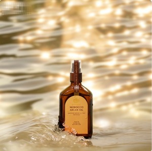 Aceite de Argán de Marruecos al por Mayor, Esencia de Doble Cuidado 100ml, Suero Capilar No Pegajoso, Protector de Calor para Cabello Seco, Exportación - Product Image 2