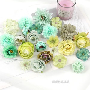 <span class=keywords><strong>ดอก</strong></span>ไม้ประดิษฐ์งานประดิษฐ์สำหรับงานแต่งงานบ้านห้องนั่งเล่น<span class=keywords><strong>ดอก</strong></span>ไม้ผ้าไหมเทียมสีเขียวแบบทำมือ - Product Image 5