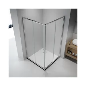 Cheap French Corner Shower Screen Hinge Shower Door Tempered Glass Shower Cabin