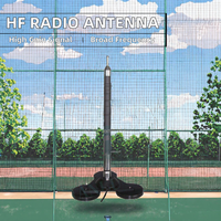 Antena Móvil Vertical de Alta Potencia Tian Lu TL-HF-1 HF VHF UHF, Omnidireccional para Estación Base 5G y Transceptor de Radioaficionado, PL259