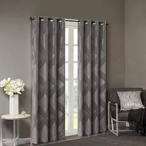 <span class=keywords><strong>Victorio</strong></span> marfil Jacquard ojal superior cortina impresa Total Blackout ventana puerta tela para el hogar Hotel Hospital decoración tejida - Product Image 4