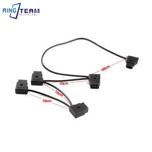 Conector de grifo de alimentación tipo <span class=keywords><strong>B</strong></span>, concentrador D-Tap, Cable adaptador hembra de 4 puertos, chaqueta de PVC, divisor de batería de montaje en V Micro-<span class=keywords><strong>USB</strong></span> para fotografía - Product Image 2
