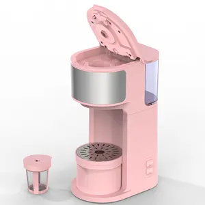 2023 yeni tasarım 2 In 1 tek fincan kahve makinesi değirmeni ile çok fonksiyonlu kahve makinesi inşa
