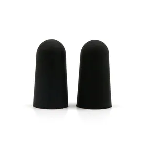工厂黑色舒适防噪耳塞耐用PU泡沫耳塞泡沫消噪制造商