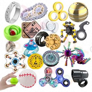 Spinner Sensorial con Espectro de Arcoíris, 12 Modos LED, Juguete de Estimulación Sensorial, Batería Recargable y Estuche, Juguete Novedoso y Divertido para Autismo - Product Image 1