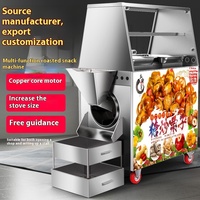 Zhuofu Factory Direct Commercial Electric Gas Torréfaction Machine Traitement des noix-Graines de melon rôti Châtaignes Cacahuètes Noyau de moteur