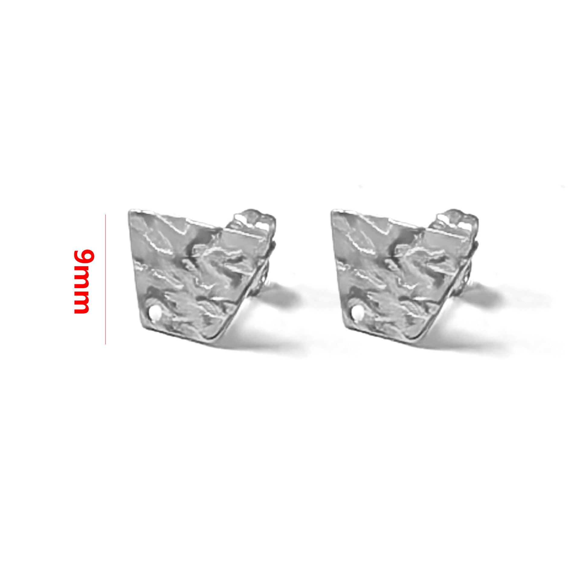 Trapezoid - Steel silver Color