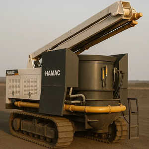 Pompe à béton sur chenilles HAMAC, modèle HMC18, 91 kW, à moteur diesel, pour travaux lourds, à vendre - Product Image 1