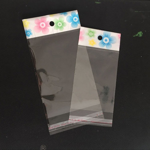 <span class=keywords><strong>Opp</strong></span> Túi tự dính thẻ tiêu đề treo lỗ túi in màu túi trong suốt với tiêu đề 100 cái giá - Product Image 1