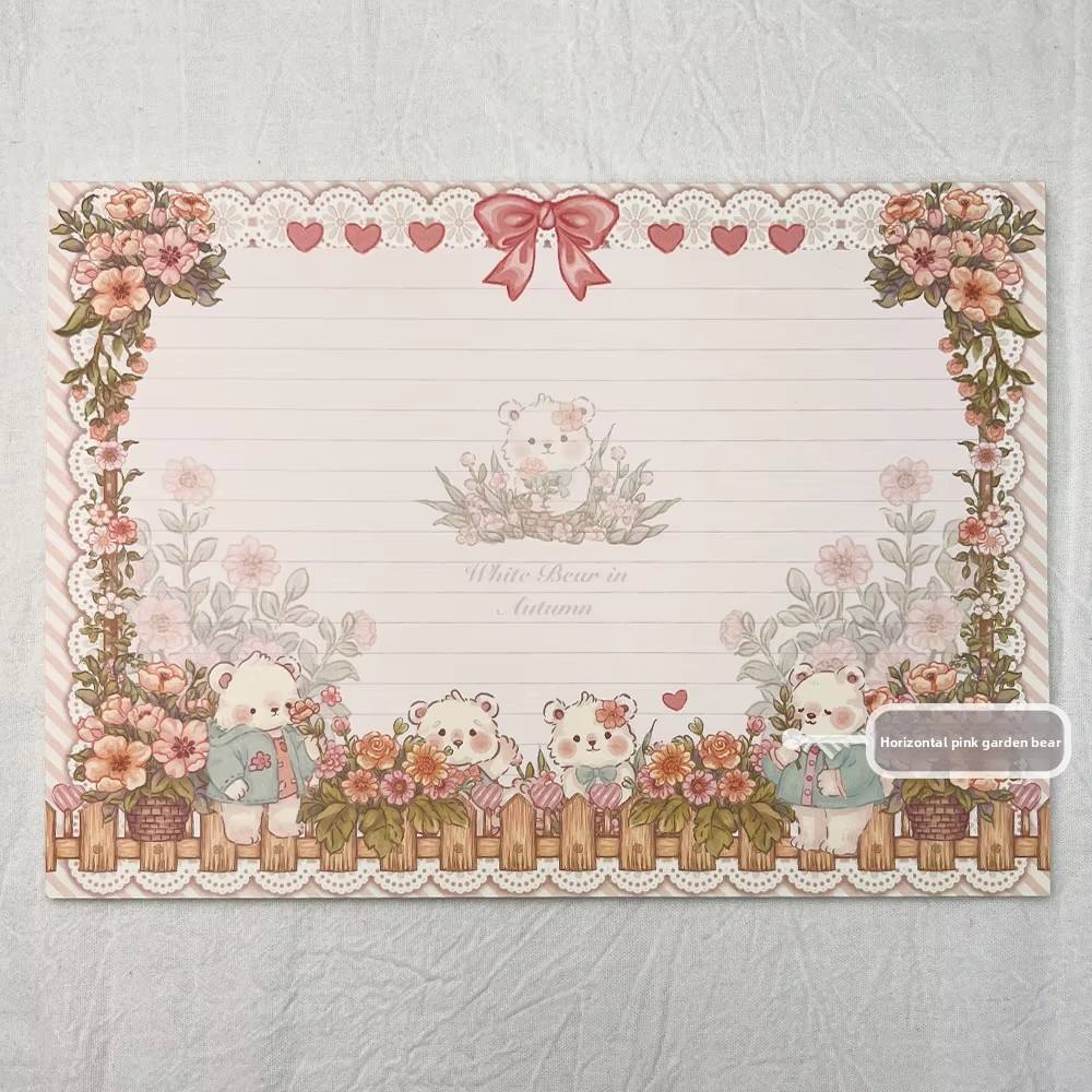 C Bear horizontal pink