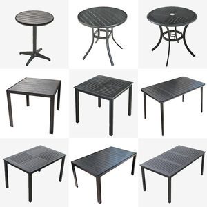 Outdoor <strong>Table</strong> Chair Set Corrosion-resistant Plastic Wood Villa Courtyard Leisure Dining Chair <strong>Table</strong> Garden Outdoor <strong>Balcony</strong> <strong>Table</strong> - Product Image 4