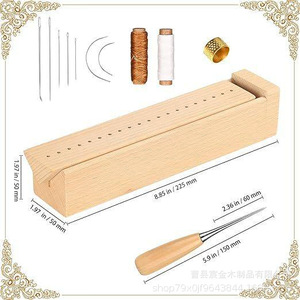 Carpeta de madera para documentos con múltiples orificios para encuadernación de papeles y organización de diarios, diseño moderno y sencillo - Product Image 5