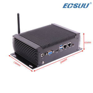 Eingebetteter Box-<span class=keywords><strong>Computer</strong></span> Core I3 Prozessor DDR4 SO-DIMM 16GB Dual LAN <span class=keywords><strong>2</strong></span>,5\" SATA+mSATA 6COM 8USB 12V DC Eingang Metallgehäuse - Product Image 6