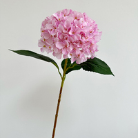 Susunan Bunga Hydrangea Buatan Tangan Berkualitas Tinggi untuk Dekorasi Rumah dan Latar Belakang Pernikahan