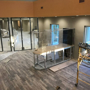 Pecera acrílica cilíndrica moderna personalizada, acuario interior ecológico con bombas de aire para cada acuarista - Product Image 4