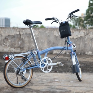 Agekusl Sac de selle étanche pour vélo avant et arrière Grand sac de selle pour Birdy pour vélo pliant <span class=keywords><strong>Brompton</strong></span> - Product Image 4