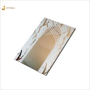 EX176 Stainless Steel 201 1219x2438mm Elevator Panel Decor 1.2mm Antique Stainless Steel Sheet Sheet for Elevator <b>Door</b> and Cabin - Product Image 2