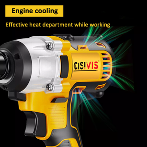 CISIVIS OEM /ODM Power Akku-Bürstenloser Schraubens chl üssel satz 350NM 1/2 Schlags ch rauber Batterie betriebener Schlags ch rauber Industrie qualität - Product Image 4