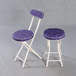 Sedie da Giardino Pieghevoli in Metallo, Sgabello <span class=keywords><strong>Pouf</strong></span> per Eventi - Product Image 3