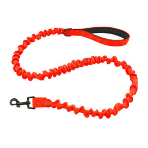 Correa de perro rosa reflectante elástica de primera calidad, fuerte, antigolpes, amortiguador elástico, cintas personalizadas, Collar de nailon para mascotas - Product Image 6