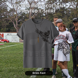 Men's Casual Printed <b>T</b>-<b>shirt</b> with Customizable 100% Cotton Design Eco-Friendly & Quick Dry <b>Ringer</b> <b>T</b>-<b>Shirt</b> - Product Image 2