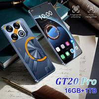 Nuevo Teléfono Inteligente GT20 Pro 7.3 con Android 14, Pantalla OLED, 16+1TB, 2K, 144Hz, 108MP, 7800mAh, LTE, CDMA, Bajo Costo, Transfronterizo