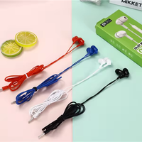 CY-055 Harga Pabrik Earphone Berkabel dengan Mikrofon ANC IPX8 Tahan Air Antarmuka USB Cetakan Pribadi Headset Olahraga Colokan Stereo 3.5mm