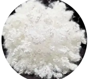 Hot sale and high quality recycled/virgin polyester staple fiber 7Dx64mm/15dx64mm/6dx51mm hcs white for filling