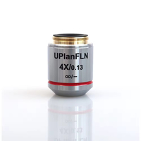 BOSSQING Universal Biological Flat-Field FLN Biofluorescence Semi-Apochromatic Lens Objectives UPLANFLN 45mm Parfocal F=180mm